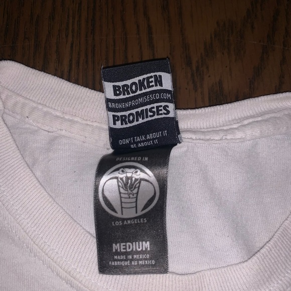 Broken promises shirt purple rose - Picture 3 of 3